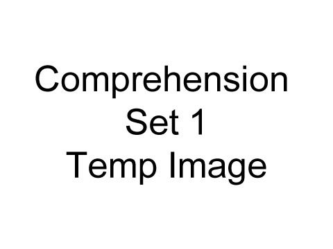 Comprehension Worksheets Set 1
